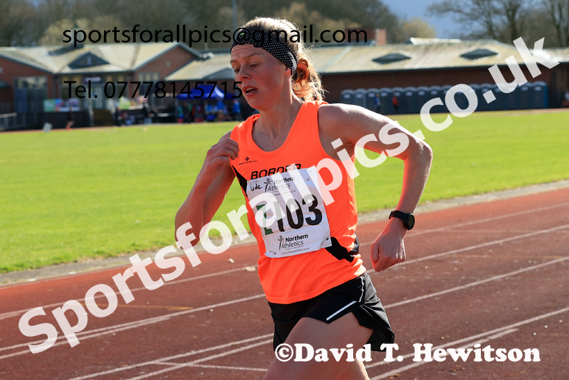 Senior Womens 6 Stage Road Relay, 2026 Northern Mens 12 and Womens 6 Stage Road Relays and Young Athletes 5k, Sheepmount Stadium, Carlisle. Photo: David T. Hewitson/Sports for All Pics